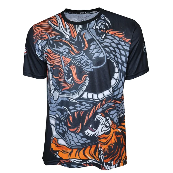DragonDo TX8596 Muaythai Tişört Dijital Baskılı Muay Thai Tişörtü ürün görseli 1