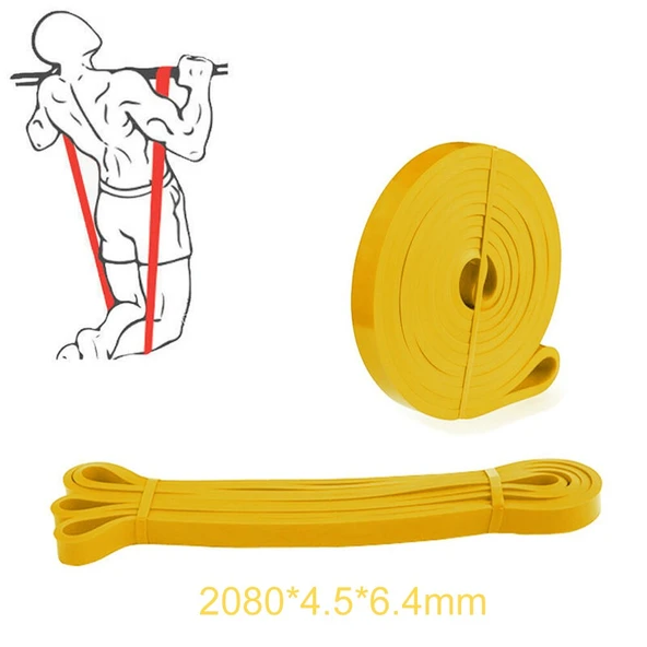 208cm Egzersiz Fitness Direnç Stretch Yoga Egzersiz Lastiği ürün görseli 1