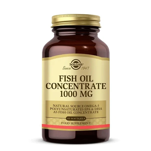 Solgar Fish Oil Concantrate1000MG 60 Kapsül ürün görseli 1