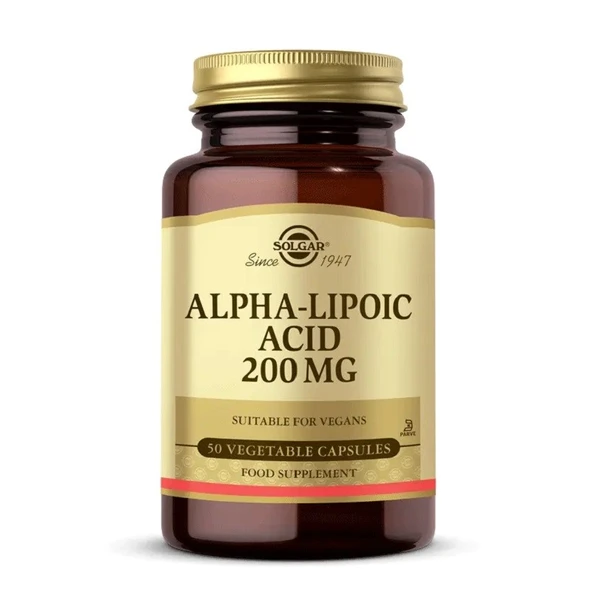 Solgar Alpha Lipoic Acid 200mg 50 Kapsül ürün görseli 1