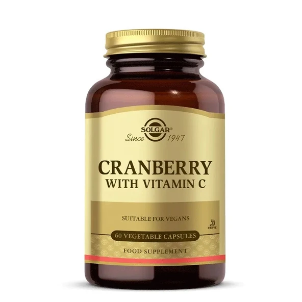 Solgar Cranberry With Vitamin C 60 Vegi Kapsül ürün görseli 1