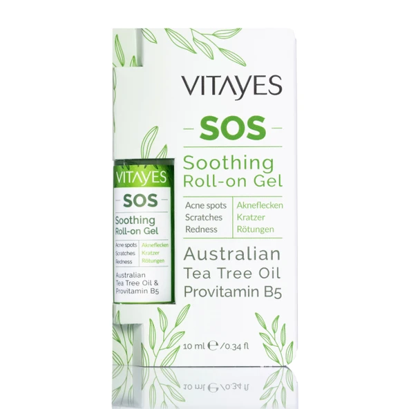 VITAYES Sos Serum Sivilce Siyah Nokta Akne Sinek Isırması Cilt Problemi Onarıcı Çay Ağacı Yağı Cilt Serumu (10 ml) ürün görseli 1