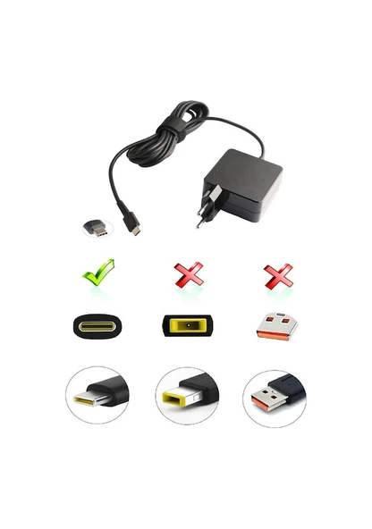 DELL 20 Volt 6.5 Amper 130W Type-C Uçlu Orijinal Notebook Adaptör DA130PM170 0K00F5 0M0H25 07MP1P 0C ürün görseli 1