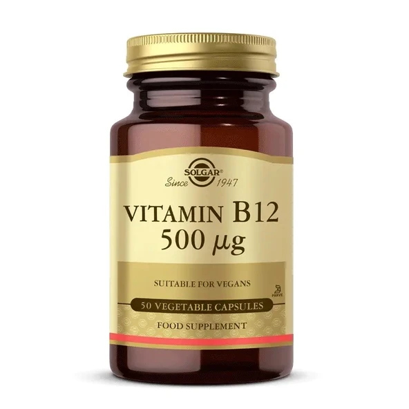 Solgar Vitamin B-12 500 mcg 50 Tablet ürün görseli 1