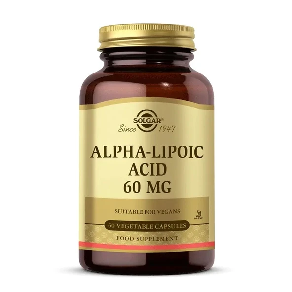 Solgar Alpha Lipoic Acid 60mg Vegi Kapsül 60lı ürün görseli 1