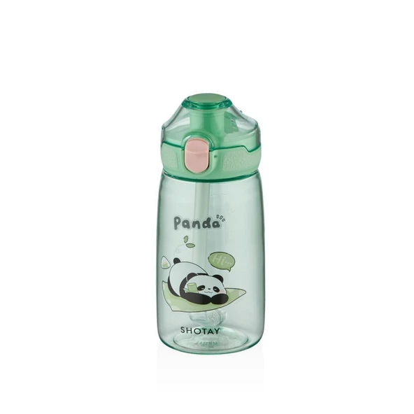 Shotay Child Çocuk Su Matarası Tritan Yeşil 550Ml ürün görseli 1