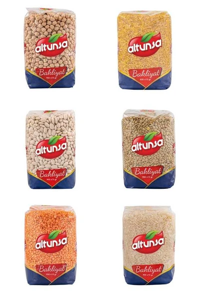 Altunsa Yerli Bakliyat Kolisi 900 g x 6 Adet ürün görseli 1