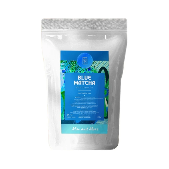 Blue Matcha - Mavi Spirulina Superfood Matcha Tozu, 100 Gr ürün görseli 1