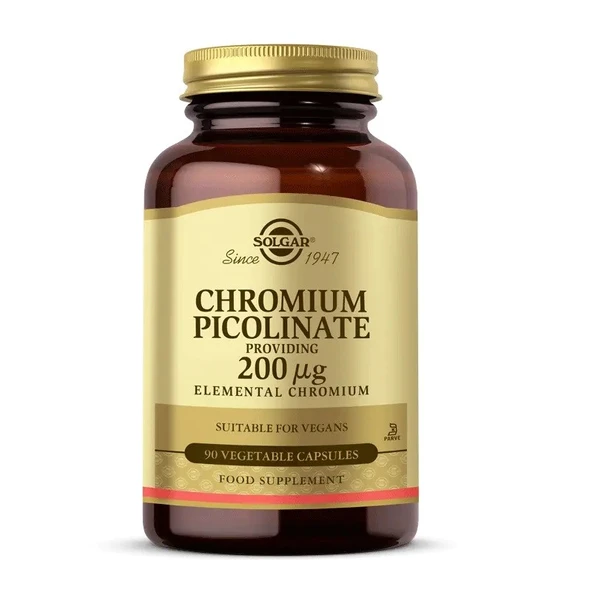 Solgar Chromium Picolinate 200mcg 90 Vegi Kapsül ürün görseli 1