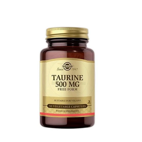 Solgar Taurin 500 MG 50 Kapsül ürün görseli 1