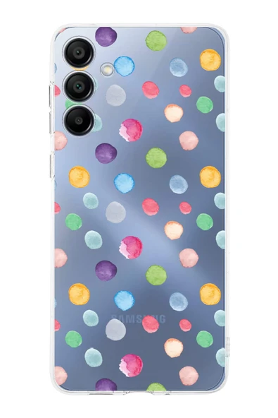 PrintiFy  Galaxy  A16 ile Uyumlu Water Color 6  Kamera Korumalı Şeffaf  Kılıf ürün görseli 1