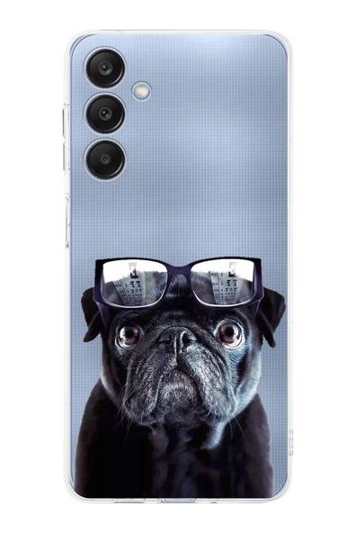 PrintiFy  Galaxy A26 ile Uyumlu Köpek 3 Kamera Korumalı Şeffaf Kılıf ürün görseli 1
