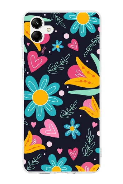 PrintiFy  Galaxy A36 ile Uyumlu 1mm Slim Fit Retro Colors 1 Baskılı Şeffaf  Kılıf ürün görseli 1
