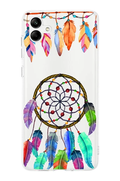 PrintiFy  Galaxy A36 ile Uyumlu 1mm Slim Fit Nazar Boncuğu 6 Baskılı Şeffaf  Kılıf ürün görseli 1