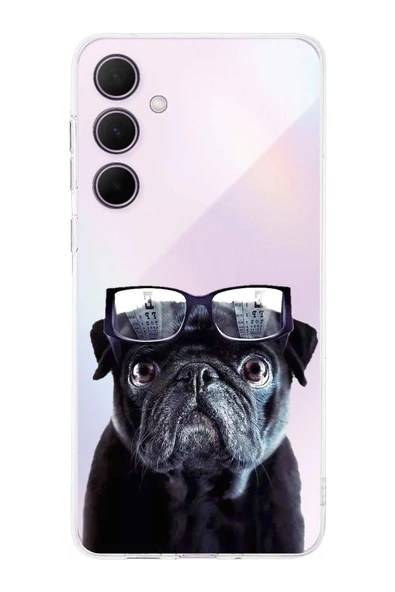PrintiFy  Samsung Galaxy A36 ile Uyumlu Köpek 3 Kamera Korumalı Şeffaf Kılıf ürün görseli 1
