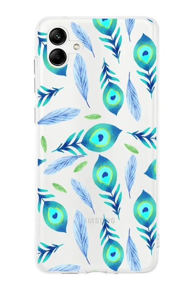 PrintiFy  Samsung Galaxy A36 ile Uyumlu 1mm Slim Fit Nazar Boncuğu 3 Baskılı Şeffaf  Kılıf ürün görseli 1