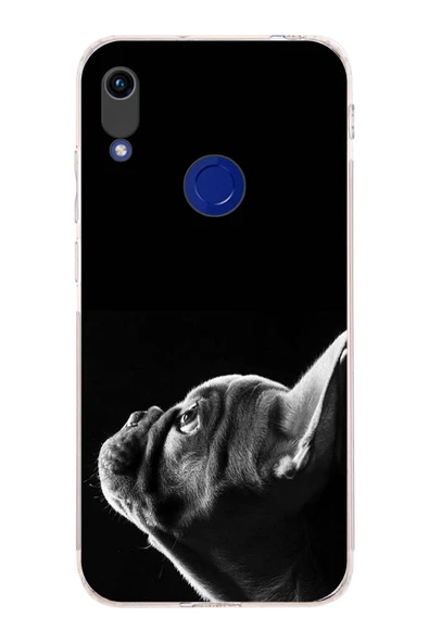 PrintiFy  Honor 8A ile Uyumlu Köpek 1 Kamera Korumalı Şeffaf Kılıf ürün görseli 1