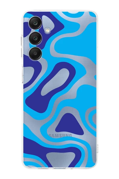 PrintiFy  Samsung Galaxy A26 ile Uyumlu Kamera Korumalı Renkli Desen Tasarımlı Şeffaf Silikon Kılıf ürün görseli 1