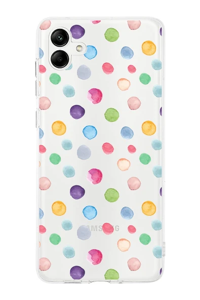 PrintiFy  Samsung Galaxy A26 ile Uyumlu 1mm Slim Fit Water Color 6 Baskılı ŞeffafKılıf ürün görseli 1