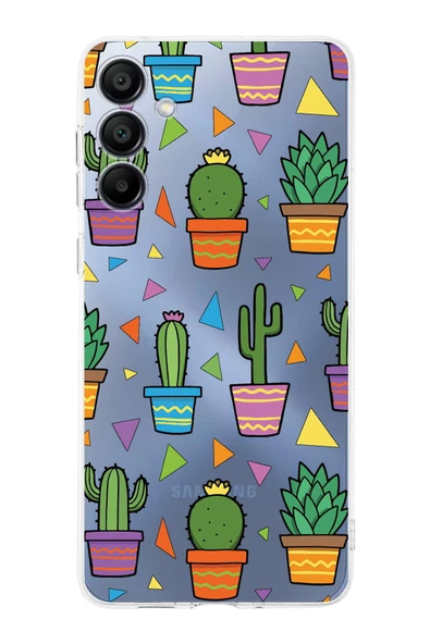 PrintiFy  Samsung Galaxy  A16 İle Uyumlu Water Color 4  Kamera Korumalı Şeffaf  Kılıf ürün görseli 1