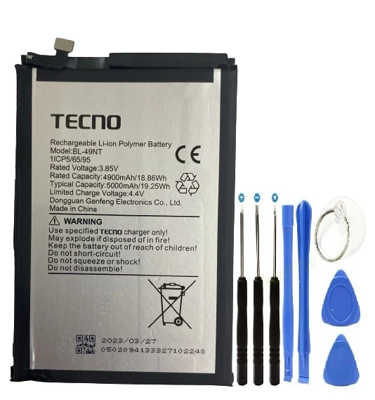 Tecno Spark G0 2023 Pil Batarya Bl-49NT+Tamir Set ürün görseli 1