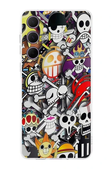 PrintiFy  Samsung Galaxy A56 ile Uyumlu Kamera Korumalı Anime Tasarımlı Şeffaf Silikon Kılıf ürün görseli 1
