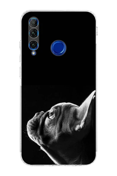 PrintiFy  Honor 20 Lite ile Uyumlu Köpek 1 Kamera Korumalı Şeffaf Kılıf ürün görseli 1