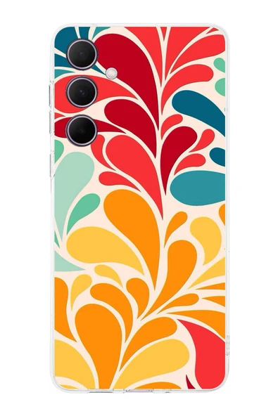 PrintiFy  Samsung Galaxy A56 ile Uyumlu Retro Color 5  Kamera Korumalı Şeffaf  Kılıf ürün görseli 1
