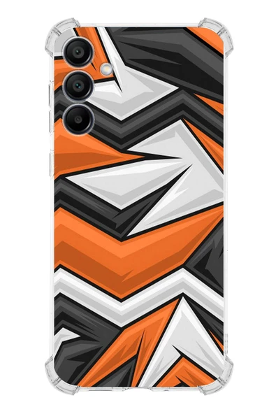 PrintiFy  Samsung Galaxy A16 Uyumlu Kamera Korumalı Grafiti Tasarımlı Şeffaf Silikon Kılıf ürün görseli 1