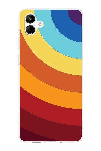PrintiFy  Samsung Galaxy S24 Plus Kamera Korumalı Kapak Renk Cümbüşü Tasarımlı Şeffaf Kılıf ürün görseli 1