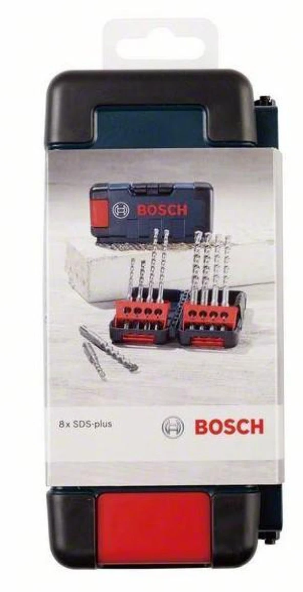 Bosch Sds Plus Kırıcı Delici Uç Seti 8Li ürün görseli 1