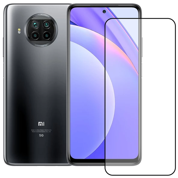 Bufalo Xiaomi Mi 10T Lite Ekran Koruyucu 9D Temperli Cam - Siyah ürün görseli 1
