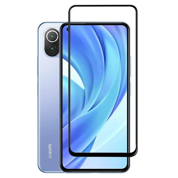 Bufalo Xiaomi Mi 11 Lite Ekran Koruyucu 5D Temperli Cam Siyah ürün görseli 1