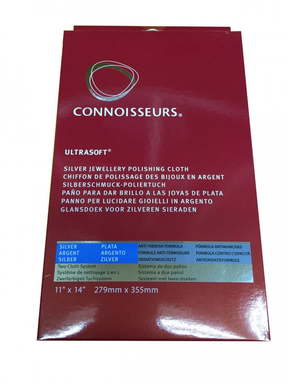 Connoisseurs Gümüş Parlatma Bezi Çift Katlı - Resim 2
