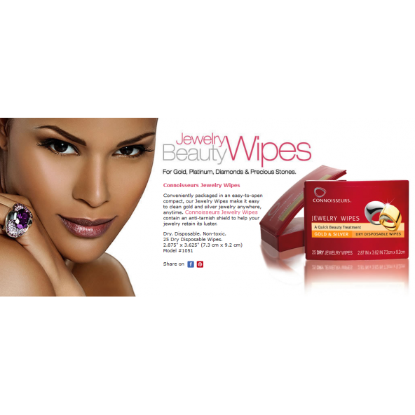 Connoisseurs Jewellery Wipes - Resim 5