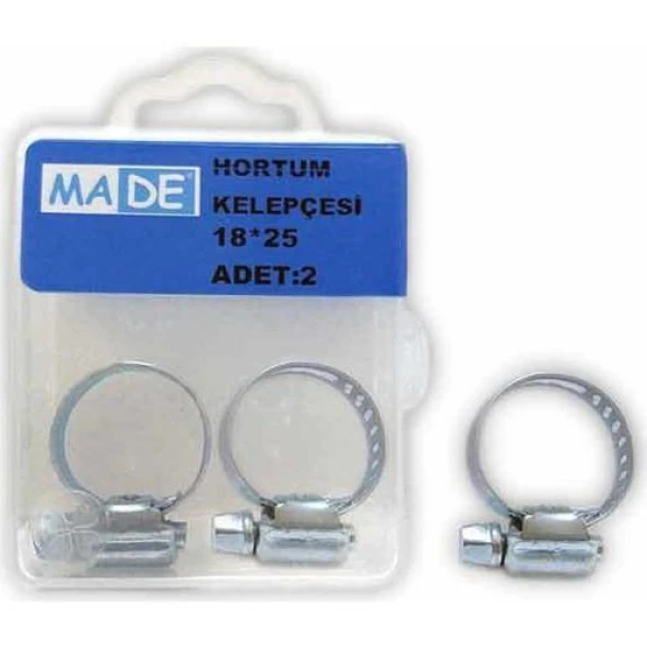 Made Hortum Kelepçesi 18X25 ( 1 Kutu:2 Adet) ST-41 ürün görseli 1