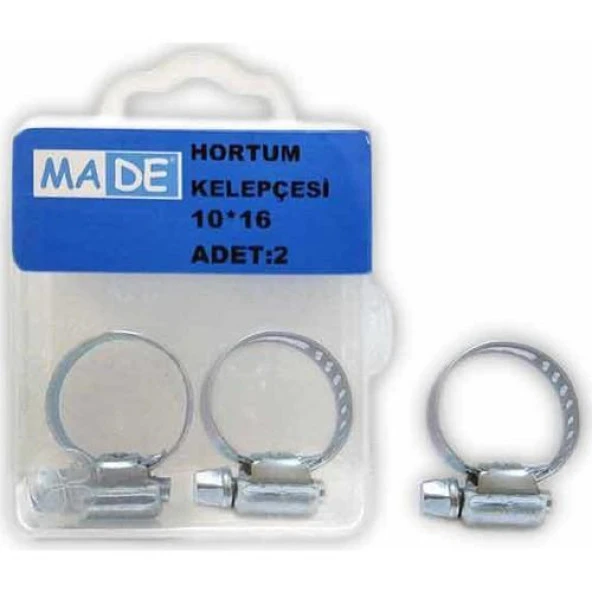 Made Hortum Kelepçesi 10X16 Mm 1 Kutu 2 Adet ST-38 ürün görseli 1