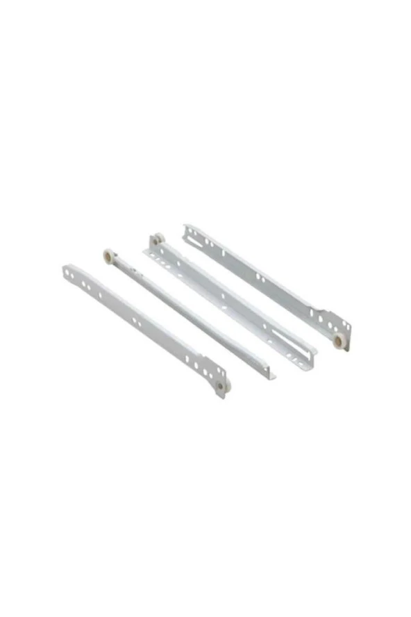 Samet 550mm Beyaz Bantlı Çekmece Rayı 1 Takım ürün görseli 1