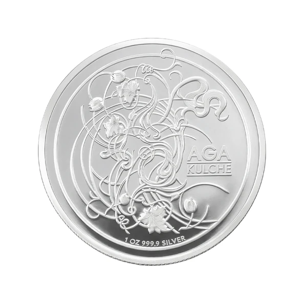 AgaKulche Kaplan Gümüş Sikke Coin - Resim 2