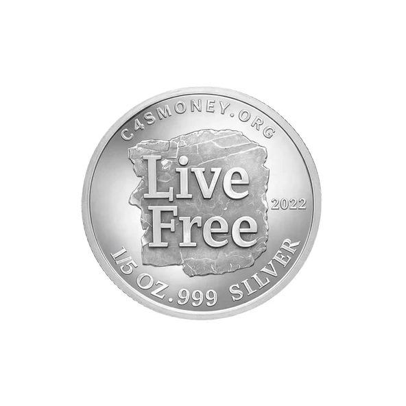 AgaKulche Özgür Libertas 2022 Gümüş Sikke Coin ürün görseli 1