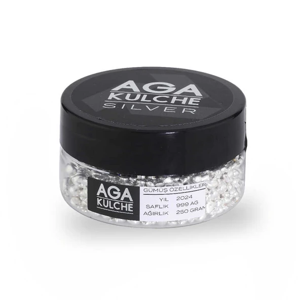 AgaKulche 250 gr 999.0 Granül Gümüş ürün görseli 1