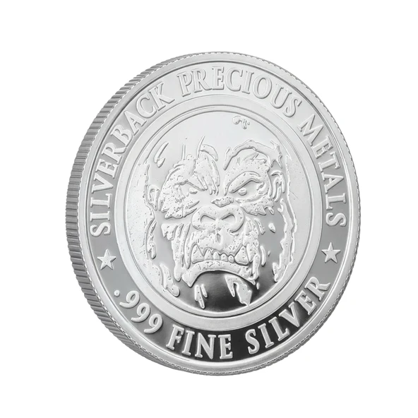 AgaKulche Gorilla Gümüş Sikke Coin - Resim 3