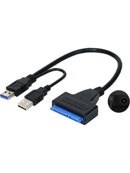 Alfalink USB 3.0-2.5 3.5 inç Sata SSD HDD Hard Disk Çevirici Dönüştürücü Adaptör Kablosu ürün görseli 1