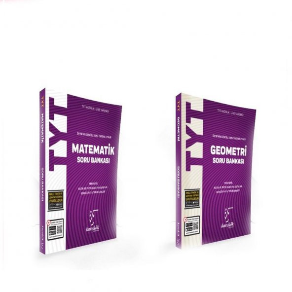 TYT Matematik ve Geometri Soru Bankası Seti 2 Kitap Karekök Yayınları ürün görseli 1