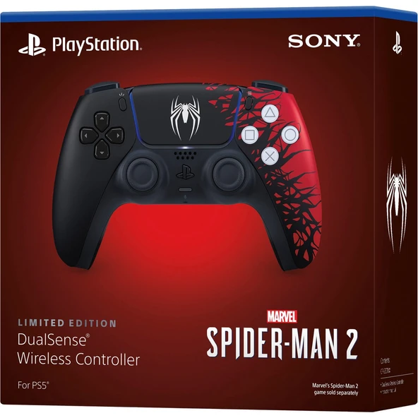 Sony DualSense Spider-Man 2 Edition Kablosuz PS5 Oyun Kolu (Bilkom garantili) ürün görseli 1