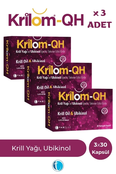Krilom QH 30 Yumuşak Kapsül x 3 Adet ürün görseli 1