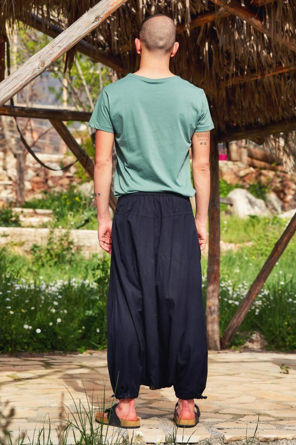 Anvelop Beli Lastikli Erkek Şalvar Pantolon - Resim 4