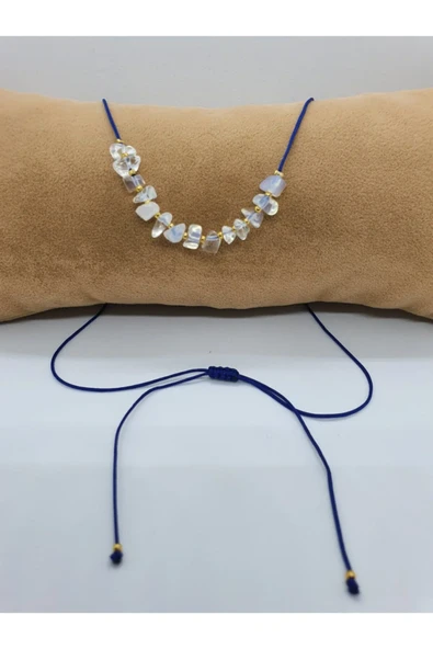 GÜMÜŞTEL EL SANATLARI Sertifikalı Opal Taşı Tasarım Kolye Ayarlanabilir Orijinal Doğal Taş Çok Fonksiyonlu Kolye ürün görseli 1