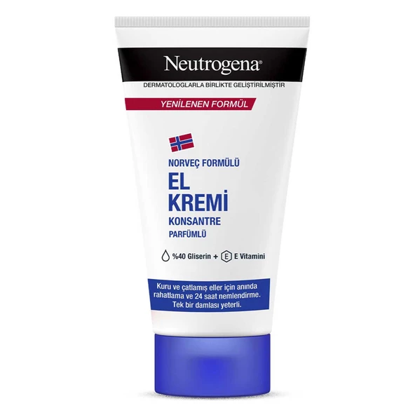Neutrogena Konsantre Formüllü Parfümlü El Kremi 75 ml ürün görseli 1