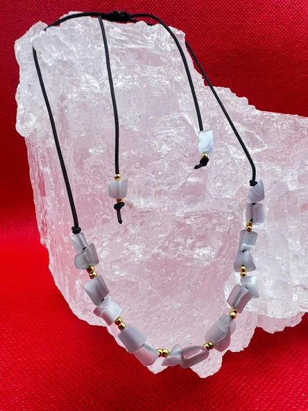 GÜMÜŞTEL EL SANATLARI Sertifikalı Doğal Taş Kedi Gözü Tasarım Bileklik Handmade AAA Kalite ürün görseli 1